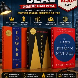 The 48 Laws of Power, The Laws of Human Nature, Mastery by Robert Greene